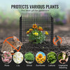 VEVOR 10 Pack Plant Protector from Animals, 12'' x 12''  Chicken Wire Plant Protector, Plant Cages for Outdoor Plants, Flowers & Vegetables, Keeps Bunny Chicken Squirrels Out, 40pcs Metal Mesh
