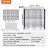 VEVOR 10 Pack Plant Protector from Animals, 12'' x 12''  Chicken Wire Plant Protector, Plant Cages for Outdoor Plants, Flowers & Vegetables, Keeps Bunny Chicken Squirrels Out, 40pcs Metal Mesh
