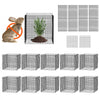VEVOR 10 Pack Plant Protector from Animals, 12'' x 12''  Chicken Wire Plant Protector, Plant Cages for Outdoor Plants, Flowers & Vegetables, Keeps Bunny Chicken Squirrels Out, 40pcs Metal Mesh