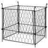 VEVOR 4 Pack Plant Protector from Animals, 13.4'' x 13.4'' Chicken Wire Plant Protector, Plant Cages for Outdoor Plants, Flowers & Vegetables, Keeps Bunny Chicken Squirrels Out, 16pcs Metal Mesh