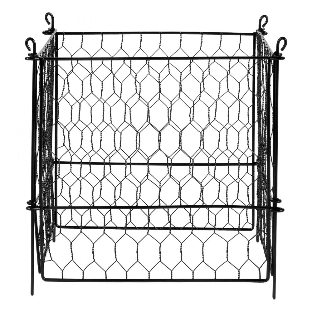 VEVOR 4 Pack Plant Protector from Animals, 13.4'' x 13.4'' Chicken Wire Plant Protector, Plant Cages for Outdoor Plants, Flowers & Vegetables, Keeps Bunny Chicken Squirrels Out, 16pcs Metal Mesh