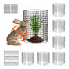 VEVOR 6 Pack Plant Protector from Animals, 12.6'' Dia. x 14'' H Chicken Wire Plant Protector, Plant Cages for Outdoor Plants, Flowers & Vegetables, Keeps Bunny Chicken Squirrels Out, 18pcs Metal Mesh