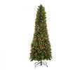 VEVOR Christmas Tree, 6ft Prelit Artificial Xmas Tree, Full Holiday Decor Trees with 240 Colorful LED Lights, 11 Lighting Modes, 635 Branch Tips & Sturdy Metal Base for Home Party Office Decoration