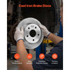 VEVOR Front & Rear Brake Kit Ceramic Brake Pads & Hollow Brake Rotors Kit, Compatible with 2007-2009 Dodge Durango & Chrysler Aspen, 2011-2018 Ram 1500 (5-Lug), 2019-2023 Ram 1500 Classic