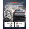 VEVOR Front & Rear Brake Kit Ceramic Brake Pads and Drilled Slotted Rotors, Compatible with 2011-2020 Dodge Durango 3.6L, 2011-2014 Jeep Grand Cherokee 3.6L 5.7L, 2015-2020 Jeep Grand Cherokee 3.6L