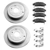 VEVOR Front & Rear Brake Kit Compatible with 2008-2017 Buick Enclave, 2009-2017 Chevrolet Traverse/2007-2010 Saturn Outlook, 2007-2016 GMC Acadia/2017 GMC Acadia Limited, Hollow Brake Rotors Pads Kit
