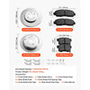 VEVOR Front & Rear Brake Kit Compatible with 2012-2016 Honda CR-V (AWD Models), Ceramic Brake Replacement Kits, 12 inch Hollow Structure Front Rotors, 12 inch Solid Structure Rear Rotors, R-31455