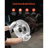 VEVOR Front and Rear Brake Kit Compatible with 2014-2015 Nissan Rogue (2 Row Seating; 11.65 inch (296mm) Front Outer Diameter), Hollow Structure Brake Rotors Ceramic Brake Pads Replacement Kit
