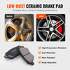 VEVOR Front Brake Kit for Vauxhall Adam(M13), Corsa D (S07), Corsa D Box/Hatchback (S07), Brake Rotors Ceramic Brake Pads Replacement Kit, 257mm Front Rotors