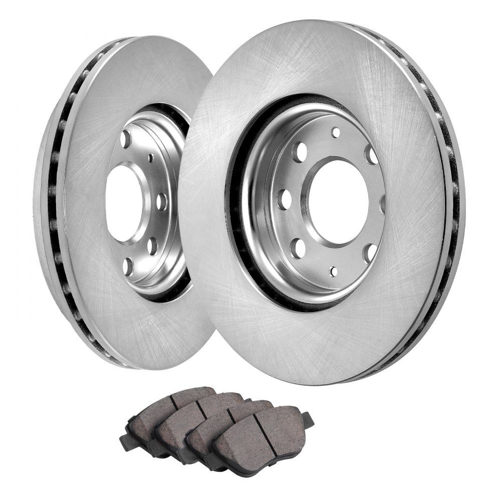 VEVOR Front Brake Kit for Vauxhall Adam(M13), Corsa D (S07), Corsa D Box/Hatchback (S07), Brake Rotors Ceramic Brake Pads Replacement Kit, 257mm Front Rotors
