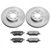 VEVOR Front Brake Kit for Vauxhall Adam(M13), Corsa D (S07), Corsa D Box/Hatchback (S07), Brake Rotors Ceramic Brake Pads Replacement Kit, 257mm Front Rotors