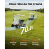 VEVOR 72V (70.4V) 105AH Lithium Golf Cart Battery, with 15A Charger, Lifepo4 Battery Kit, Built-in 200A BMS, with Bluetooth & Touch Monitor, 2C Discharge, 4000 Cycles, for Golf Carts, Trolling Motors