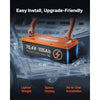 VEVOR 72V (70.4V) 105AH Lithium Golf Cart Battery, with 15A Charger, Lifepo4 Battery Kit, Built-in 200A BMS, with Bluetooth & Touch Monitor, 2C Discharge, 4000 Cycles, for Golf Carts, Trolling Motors