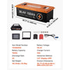 VEVOR 36V (38.4V) 150AH Lithium Golf Cart Battery, with 25A Charger, Lifepo4 Battery Kit, Built-in 250A BMS, with Bluetooth Mobile APP & Touch Monitor, 4000 Cycles, for Golf Carts, Trolling Motors