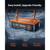 VEVOR 48V (51.2V) 150AH Lithium Golf Cart Battery, with 20A Charger, Lifepo4 Battery Kit, Built-in 250A BMS, with Bluetooth & Touch Monitor, 2C Discharge, 4000 Cycles, for Golf Carts, Trolling Motors
