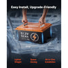 VEVOR 48V (51.2V) 52AH Lithium Golf Cart Battery, with 15A Charger, Lifepo4 Battery Kit, Built-in 100A BMS, with Bluetooth Mobile APP & Display Monitor, 4000 Cycles, for Golf Carts, Trolling Motors