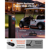 VEVOR 48V (51.2V) 52AH Lithium Golf Cart Battery, with 15A Charger, Lifepo4 Battery Kit, Built-in 100A BMS, with Bluetooth Mobile APP & Display Monitor, 4000 Cycles, for Golf Carts, Trolling Motors