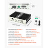 VEVOR Monoblock Car Amplifier, 800W RMS MAX, 1/2/4 Ohm Stable, 1-Channel Class D Car Audio Amplifier with Remote Subwoofer Level Control, Low Pass Filter, Bass Boost & Phase Shift, Volume Controller