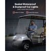 VEVOR Golf Cart Light Kit, 12V, LED Headlight and Taillight Kit with Wiring Harness, Switch, Zip Ties, ABS Housing, High-Brightness, Waterproof and Dustproof, Suitable for Club Car DS 1993-Up Models