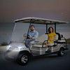 VEVOR Golf Cart Light Kit, 12V, LED Headlight and Taillight Kit with Wiring Harness, Switch, Zip Ties, ABS Housing, High-Brightness, Waterproof and Dustproof, Suitable for Club Car DS 1993-Up Models