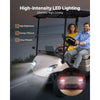 VEVOR Golf Cart Light Kit, 12 Volt, Street Legal LED Headlight and Taillight Kit with Wiring Harness, Turn Signals, Hazard Light, Switch Horn, Brake Pad, Zip Ties, ABS Housing, for Yamaha G29 2007-Up