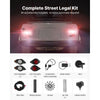 VEVOR Golf Cart Light Kit, 12 Volt, Street Legal LED Headlight and Taillight Kit with Wiring Harness, Turn Signals, Hazard Light, Switch Horn, Brake Pad, Zip Ties, ABS Housing, for Yamaha G29 2007-Up