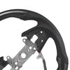 VEVOR Steering Wheel for 2016-2021 Honda Civic, Carbon Fiber Steering Wheel D-Shaped Flat-Bottom, Leather Grip with Non-Slip Texture & Precise Stitching, Accessories Replacement for Honda Civic, Black