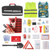 VEVOR Car Emergency Kit, 2-in-1 First Aid Kit with Jumper Cables, Essential Roadside Emergency Car Kits for Vehicle, Travel and Home, 31-Piece Auto Road Side Assistance Tools with Medical Aid Kits