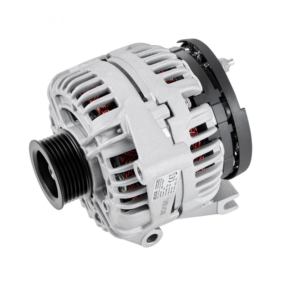 VEVOR Car Alternator 11185, Fit for Chevrolet Impala LS, LT 3.5L 2006-2011, Impala LTZ 3.9L 2009-2010, Monte Carlo V6 2006-2007, Automotive Replacement Alternator 0124425102, 0124425032, 10335497