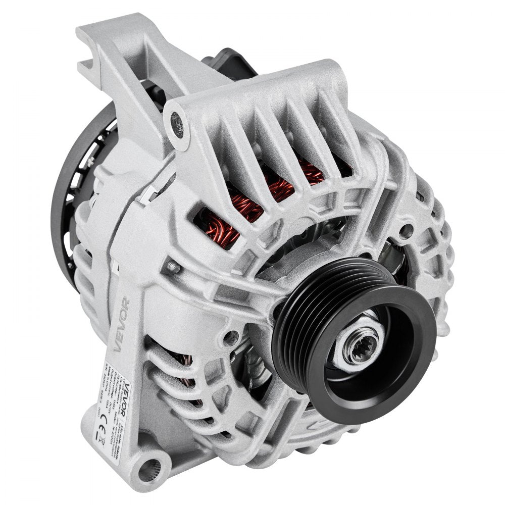 VEVOR Car Alternator 11185, Fit for Chevrolet Impala LS, LT 3.5L 2006-2011, Impala LTZ 3.9L 2009-2010, Monte Carlo V6 2006-2007, Automotive Replacement Alternator 0124425102, 0124425032, 10335497