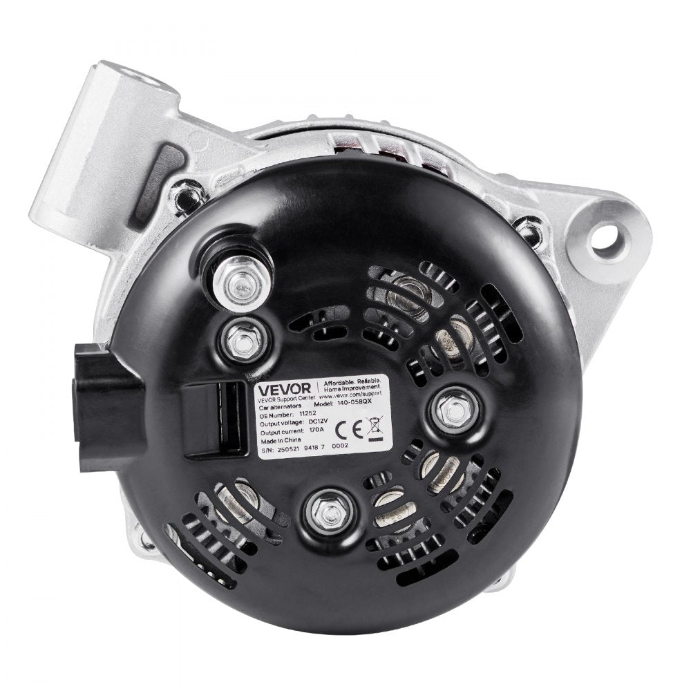 VEVOR Car Alternator 11252, Fit for Buick Enclave Base 3.6L 2012-2013, Chevy Traverse LT 2009-2016, GMC Acadia SLT 2007-2015, Saturn Outlook V6 2007-2010, Automotive Replacement Alternator 25815839