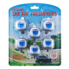 VEVOR Car Air Freshener, 6-Pack New Car Scent Vent Clips, 4ml Each, Long-Lasting Fragrance Up to 180 Days , Adjustable Intensity Air Fresheners for Vehicles, Compatible with Various Vehicle Vents