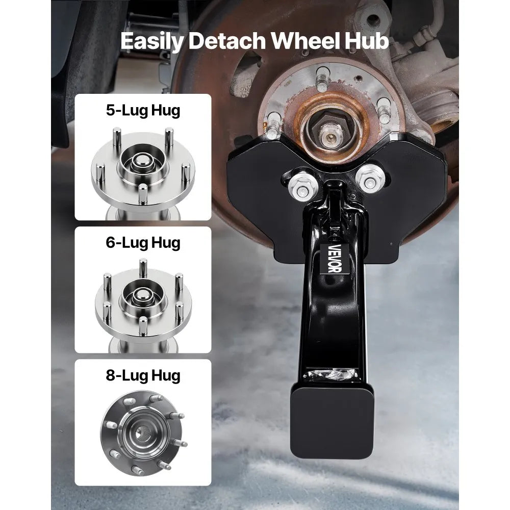 VEVOR Wheel Bearing Hub Removal Tool Kit, Compatible with All Axle Bolt Hubs 5, 6, 8 Lug Hubs Buster Puller, Universal Wheel Hub Shocker, Wheel Hub Buster Tool with Nuts & Washers for Sedan SUV Truck