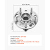 VEVOR 2PCS Front/Rear Wheel Bearing & Hub Assembly Fit for 2020 Chevy Impala LT Premier Sedan 2017 Equinox LS Sport Utility Buick Regal Cadillac XTS Livery Hearse OEM 513288, Wheel Bearing Hub Set
