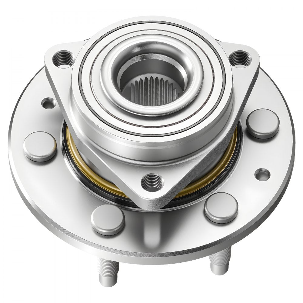 VEVOR 2PCS Front Wheel Bearing & Hub Assembly Fit for 2007-2013 Chevy Avalanche GMC Sierra 1500 Cadillac Escalade EXT 2007-2014 Tahoe OEM 515096, 6 Lugs with ABS Sensor, Wheel Bearing Hub Assembly Set