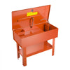 VEVOR Parts Washer 40-Gallon, 17 Gallon Solvent Capacity, 1 Gallon per Minute Max Pump Output, Steel Cabinet Electric Pump Automotive Parts Washer Cleaner for Wheel Bearings, Gears, and Carburetors