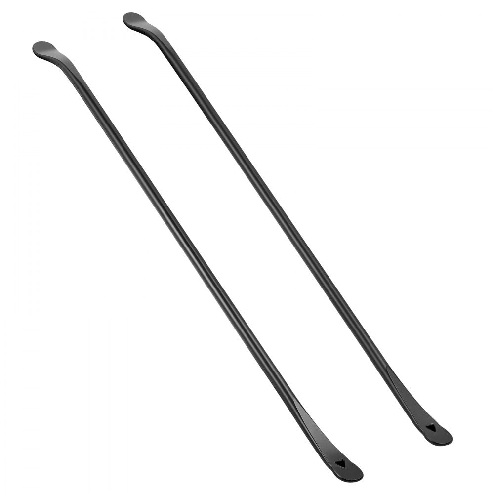 VEVOR Tire Bars, 2 PCS 38.2 Inch Tire Mount and Demount Iron, Heavy Duty Alloy Steel Mounting Tools, Professional Changing Removal Tools for Truck, Semi Truck, Off-Road Vehicle, Light-Duty Van, Black
