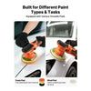 VEVOR Car Buffer Polisher, 6-Inch Dual Action Polisher Buffer Waxer, 650W 6 Variable Speeds 2000-6800RPM Random Orbital Polisher Kit for Cars Detailing, Waxing, Polishing