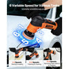VEVOR Car Buffer Polisher, 1.2"/2"/3" Rotary Polisher Buffer, 600W 6 Variable Speeds 1000-4500RPM Car Polisher Waxer Kit for Cars Detailing, Waxing, Polishing, Scratch Removal