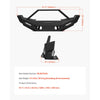 Front bumper overall dimensions and model number diagram (FBJK0701A)