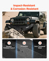 Impact-resistant and corrosion-resistant coating with textured finish and 3mm steel