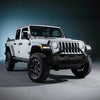 VEVOR Front Bumper Compatible with 2018-2024 Jeep Wrangler JL JLU & Gladiator JT, Heavy-Duty Steel Front Bumper with Winch Plate, D-Ring Mounts & Fog Light Housing