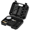 VEVOR Diesel Engine Compression Tester, 18 pcs Cylinder Pressure Test Tool Kit, with 0-1000 psi Gauge and Adapters, Diesel Injector Tester Check Cylinders in Diesel Trucks, Tractors, Equipment