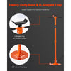 VEVOR Underhoist Support Stand, 3/4 Ton Capacity Under Hoist Jack Stand, Lifting from 52.8 to 76 in, Self-Locking Threaded Screw, Bearing Mounted Spin Handle Pole Jack, Support Vehicle Components
