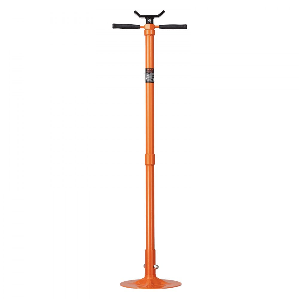 VEVOR Underhoist Support Stand, 3/4 Ton Capacity Under Hoist Jack Stand, Lifting from 52.8 to 76 in, Self-Locking Threaded Screw, Bearing Mounted Spin Handle Pole Jack, Support Vehicle Components