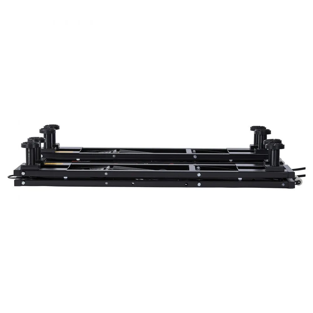 VEVOR Portable Car Lift, 5000 lbs Capacity, Heavy Duty Quick Lift with 25.6" Max Height, Pneumatic Pump, Wheels, 4 Rubber Pads & 4 Lifting Columns for Cars, Compact SUVs, Mini Trucks, Garage or Shop