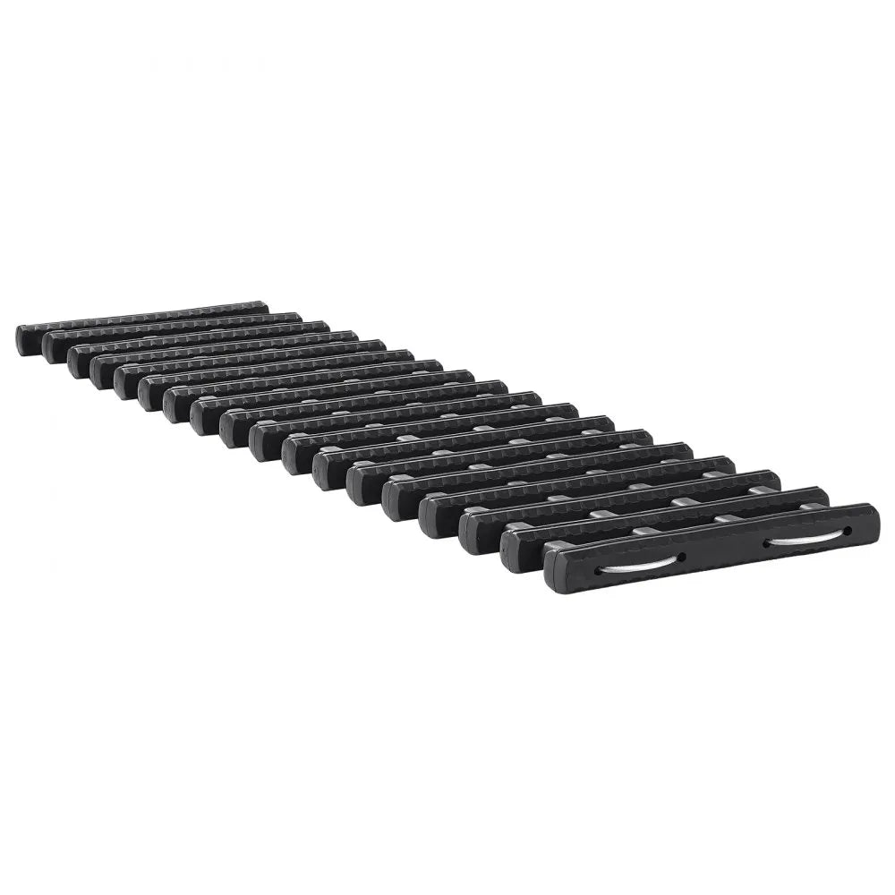 VEVOR 7 TON Traction Boards with TPR Material, Recovery Boards for Off-road Vehicles/Cars/Pickups/SUVs/RVs, Pair Tire Traction Mats on Snow, Sand, Mud and Loose Terrain, Storage Bags, Short, Black