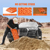 VEVOR 10 TON Traction Boards with PP Material, Recovery Boards for Off-road Vehicles/Cars/Pickups/SUVs/RVs, Pair Tire Traction Mats on Snow, Sand, Mud and Loose Terrain, Storage Bag, Short, Orange