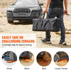 VEVOR 10 TON Traction Boards with PP Material, Recovery Boards for Off-road Vehicles/Cars/Pickups/SUVs/RVs, Pair Tire Traction Mats on Snow, Sand, Mud and Loose Terrain, Storage Bag, Short, Orange