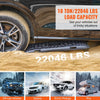 VEVOR 10 TON Traction Boards with PP Material, Recovery Boards for Off-road Vehicles/Cars/Pickups/SUVs/RVs, Pair Tire Traction Mats on Snow, Sand, Mud and Loose Terrain, Storage Bag, Long, Black